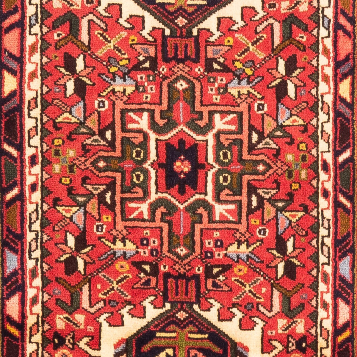 Tapis de couloir Tapis persan - Nomadic - 303 x 67 cm - rouge