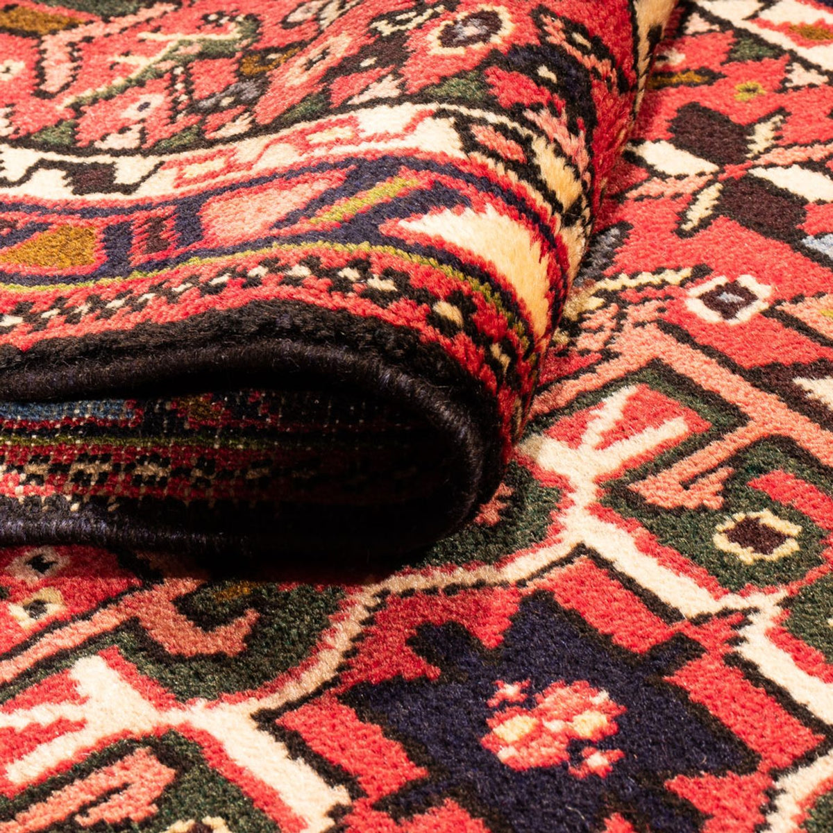 Tapis de couloir Tapis persan - Nomadic - 303 x 67 cm - rouge