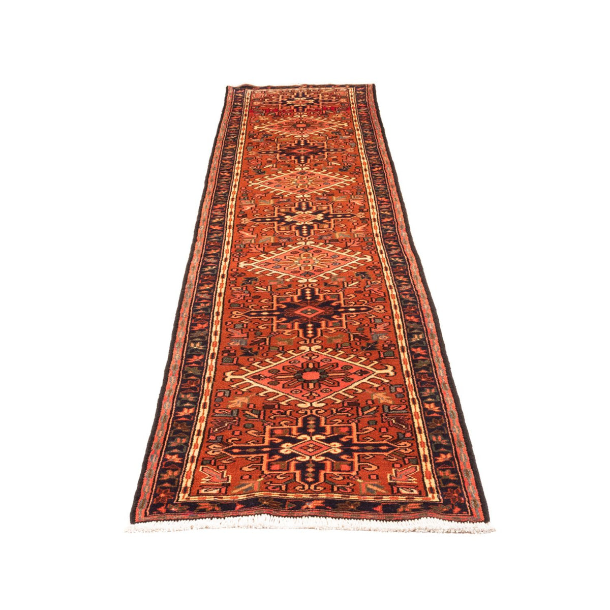 Tapis de couloir Tapis persan - Nomadic - 293 x 60 cm - rouge