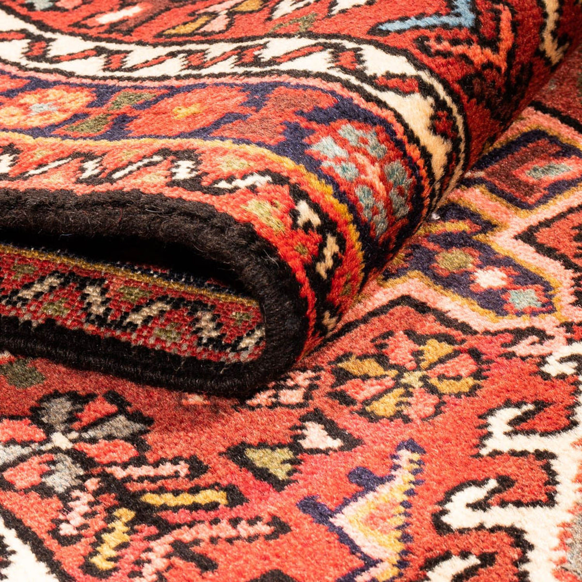 Tapis de couloir Tapis persan - Nomadic - 287 x 66 cm - rouge