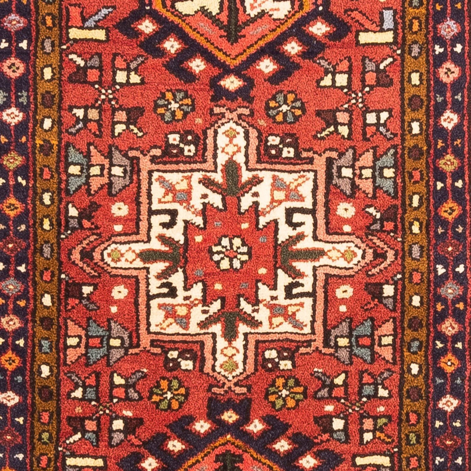 Tapis de couloir Tapis persan - Nomadic - 300 x 70 cm - rouge