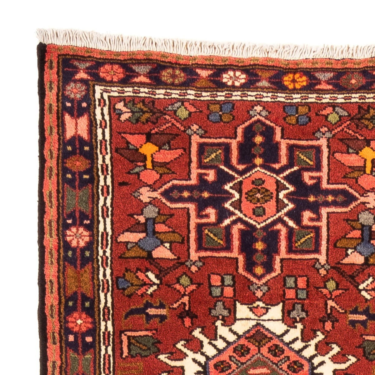 Tapis de couloir Tapis persan - Nomadic - 278 x 70 cm - rouge