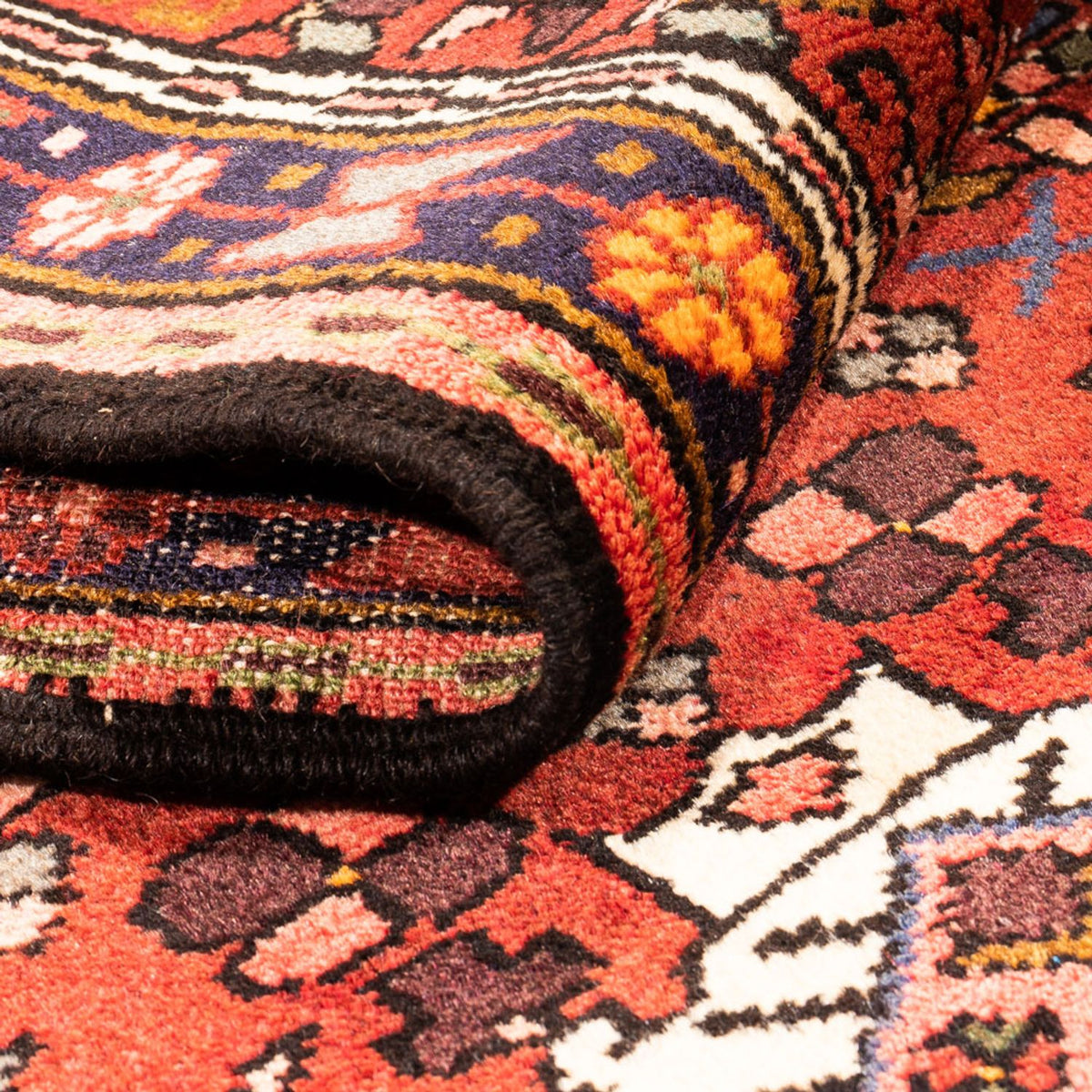 Tapis de couloir Tapis persan - Nomadic - 278 x 70 cm - rouge