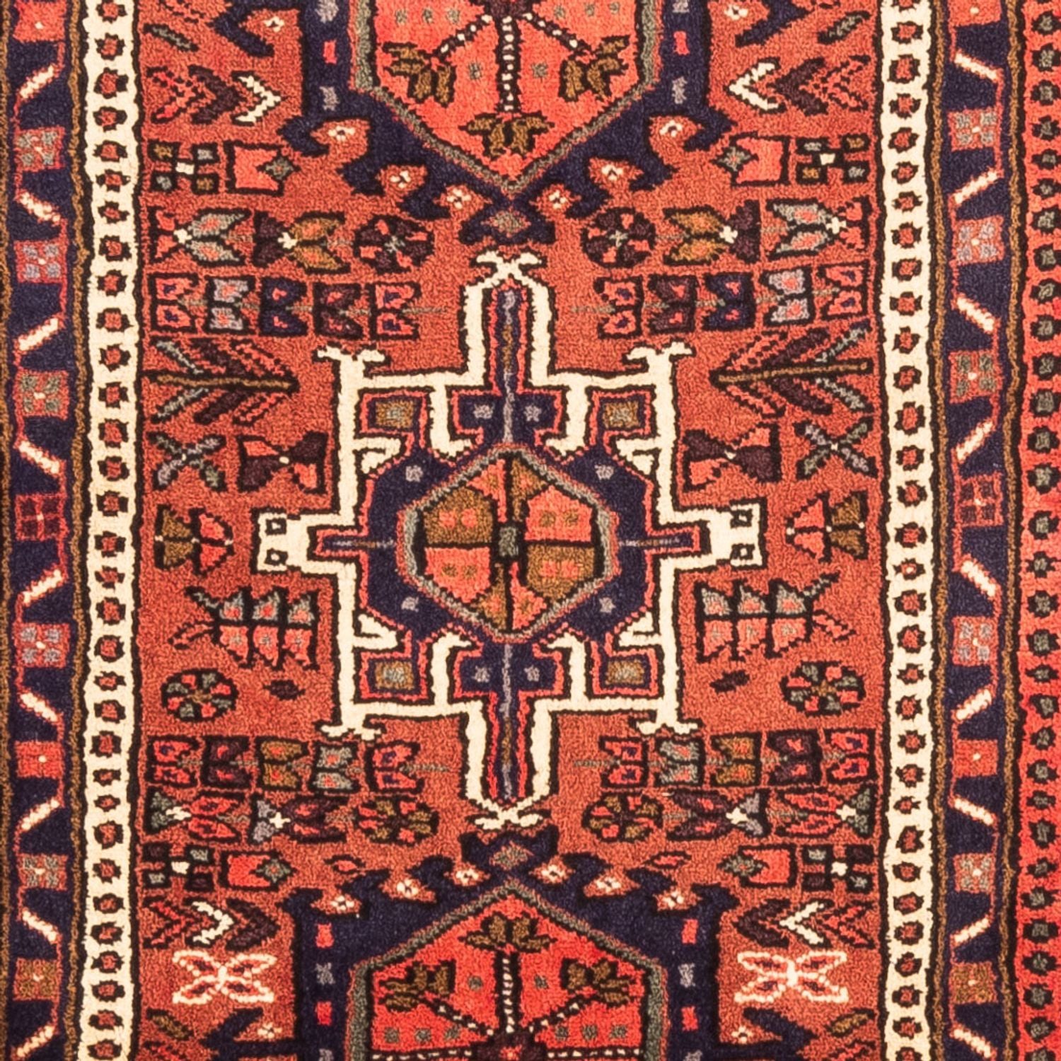 Tapis de couloir Tapis persan - Nomadic - 297 x 73 cm - rouge