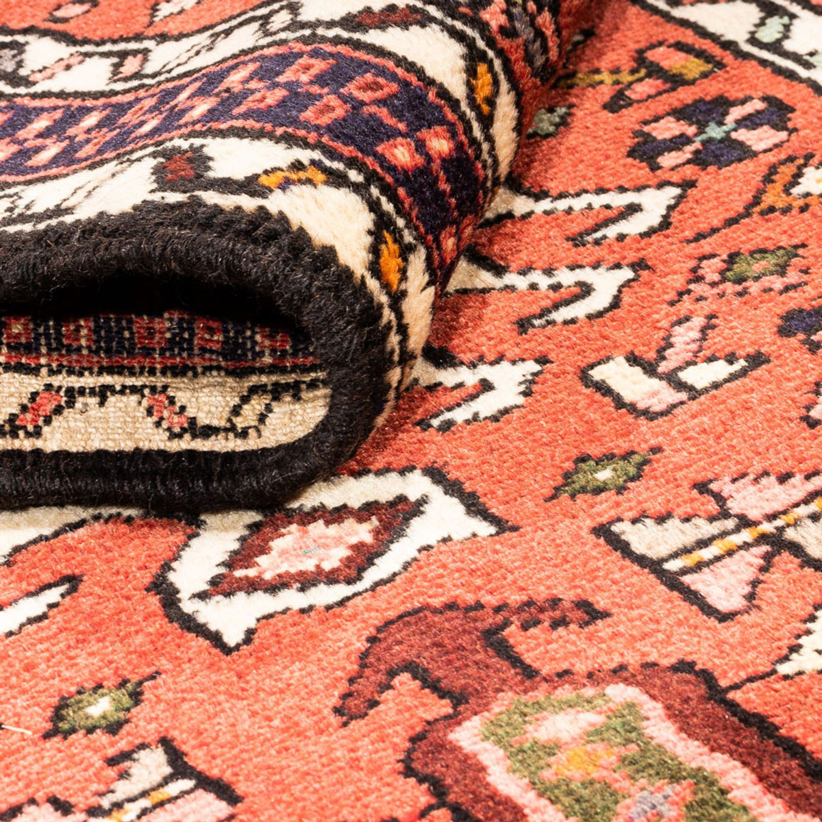 Tapis de couloir Tapis persan - Nomadic - 303 x 70 cm - rouge