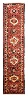 Tapis de couloir Tapis persan - Nomadic - 294 x 69 cm - rouge
