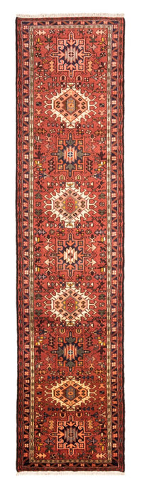 Tapis de couloir Tapis persan - Nomadic - 294 x 69 cm - rouge