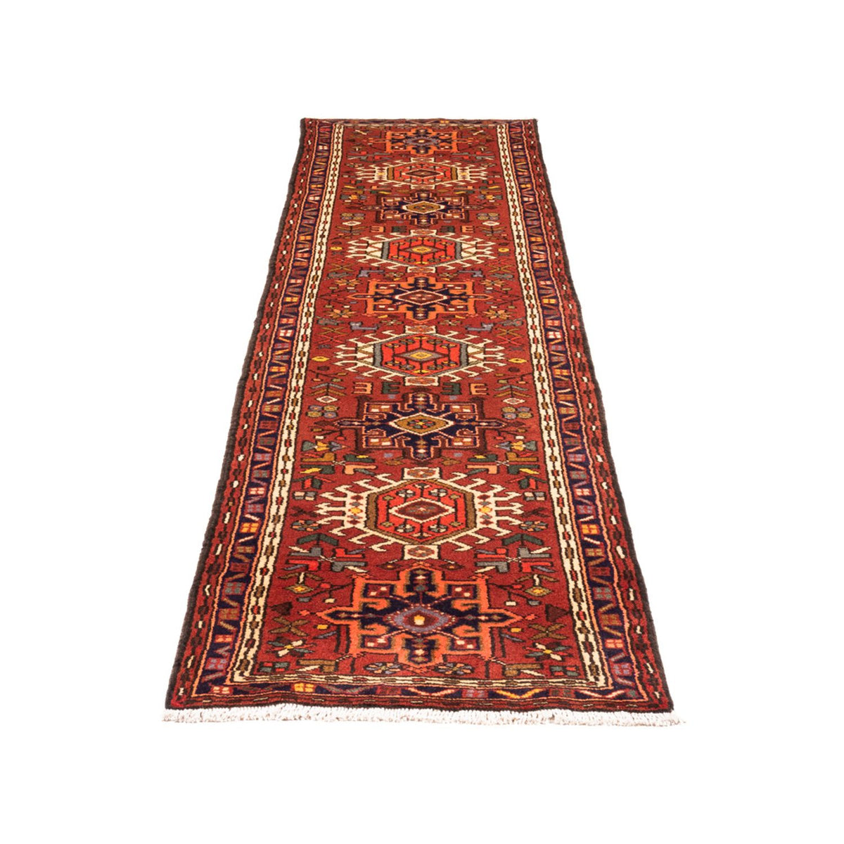 Tapis de couloir Tapis persan - Nomadic - 278 x 67 cm - rouge