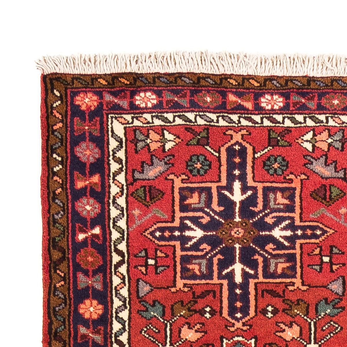 Tapis de couloir Tapis persan - Nomadic - 280 x 70 cm - rouge