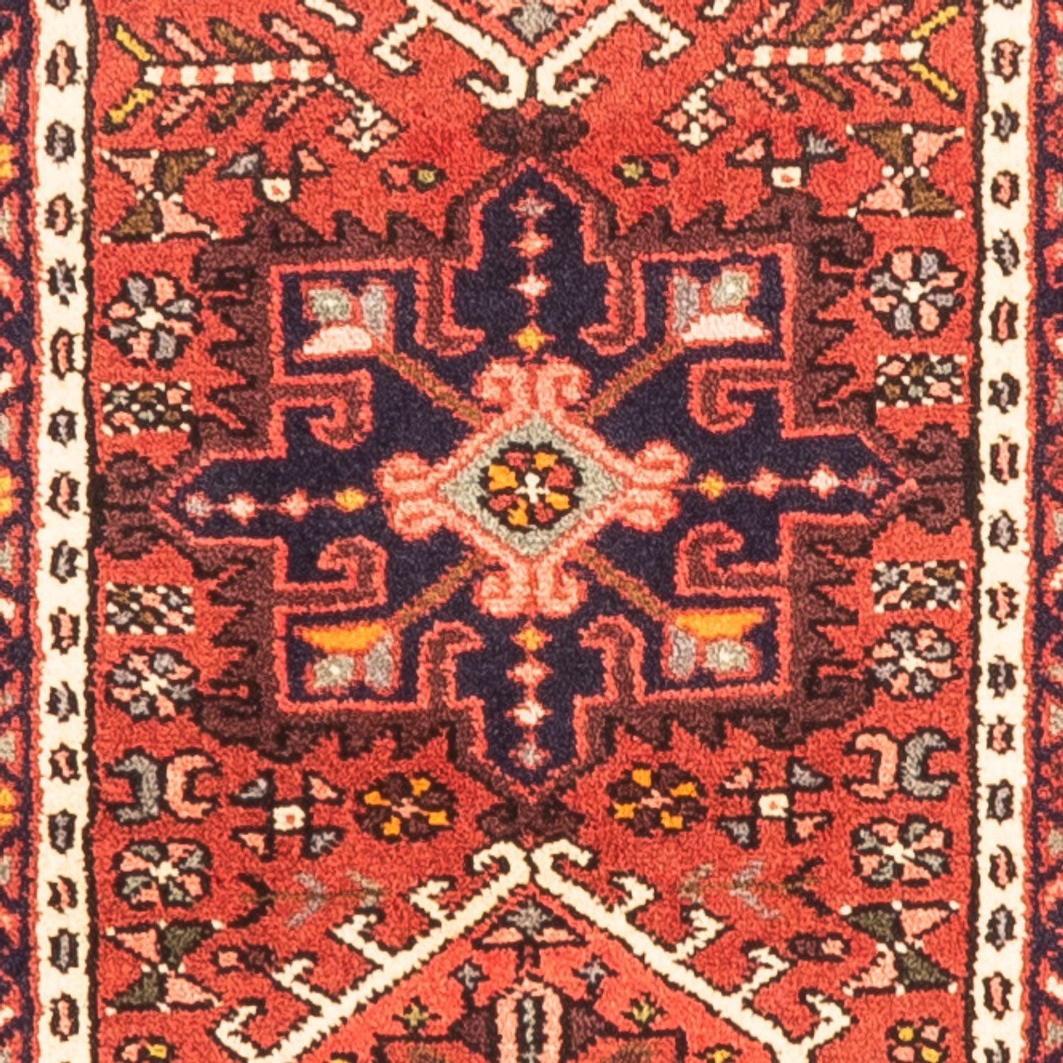 Tapis de couloir Tapis persan - Nomadic - 277 x 65 cm - rouge