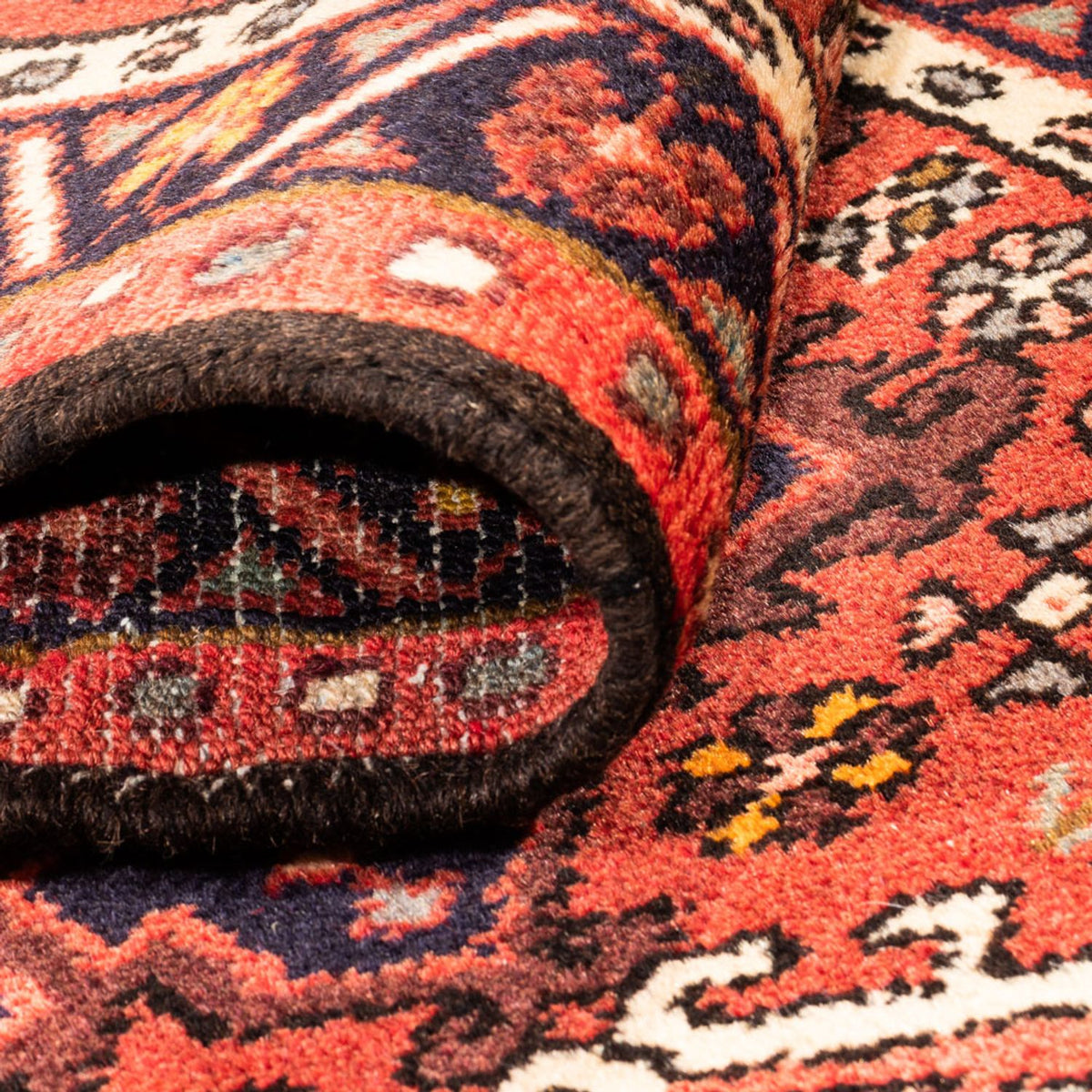 Tapis de couloir Tapis persan - Nomadic - 277 x 65 cm - rouge