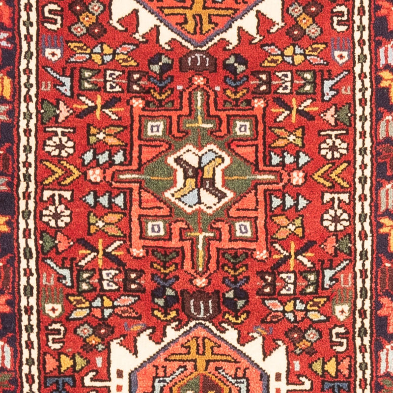 Tapis de couloir Tapis persan - Nomadic - 275 x 74 cm - rouge