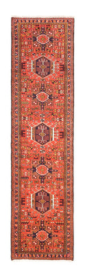 Tapis de couloir Tapis persan - Nomadic - 288 x 75 cm - rouge