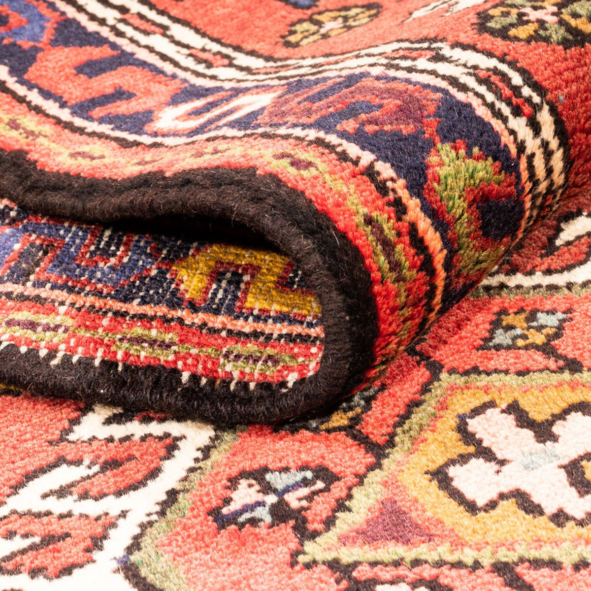 Tapis de couloir Tapis persan - Nomadic - 274 x 71 cm - rouge