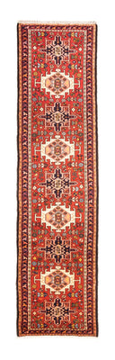 Tapis de couloir Tapis persan - Nomadic - 299 x 75 cm - rouge