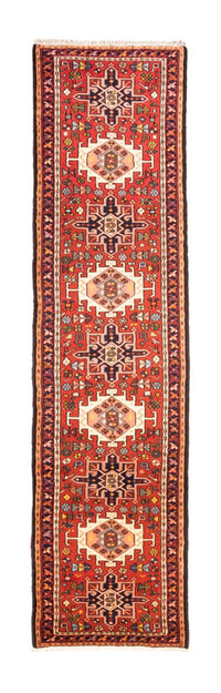 Tapis de couloir Tapis persan - Nomadic - 299 x 75 cm - rouge