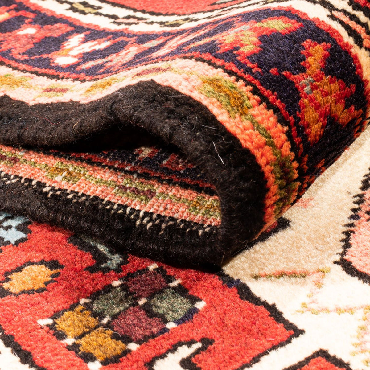 Tapis de couloir Tapis persan - Nomadic - 299 x 75 cm - rouge