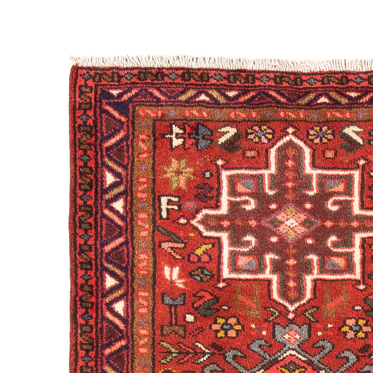 Tapis de couloir Tapis persan - Nomadic - 290 x 73 cm - rouge