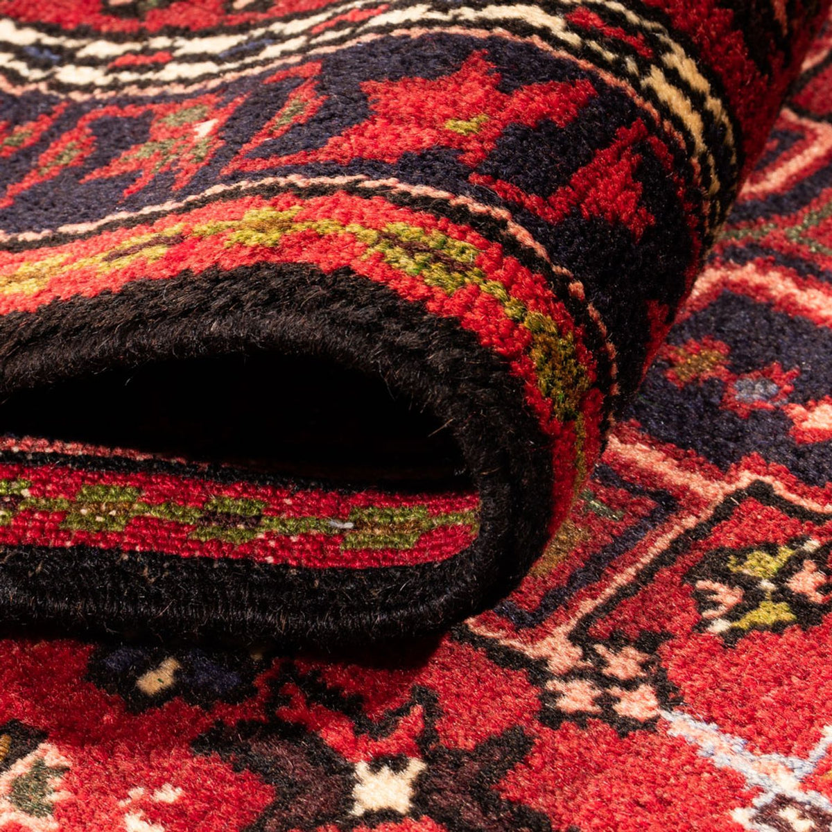 Tapis de couloir Tapis persan - Nomadic - 294 x 62 cm - rouge