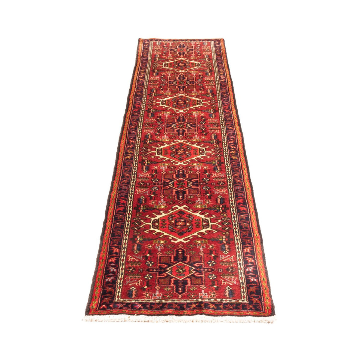 Tapis de couloir Tapis persan - Nomadic - 294 x 62 cm - rouge