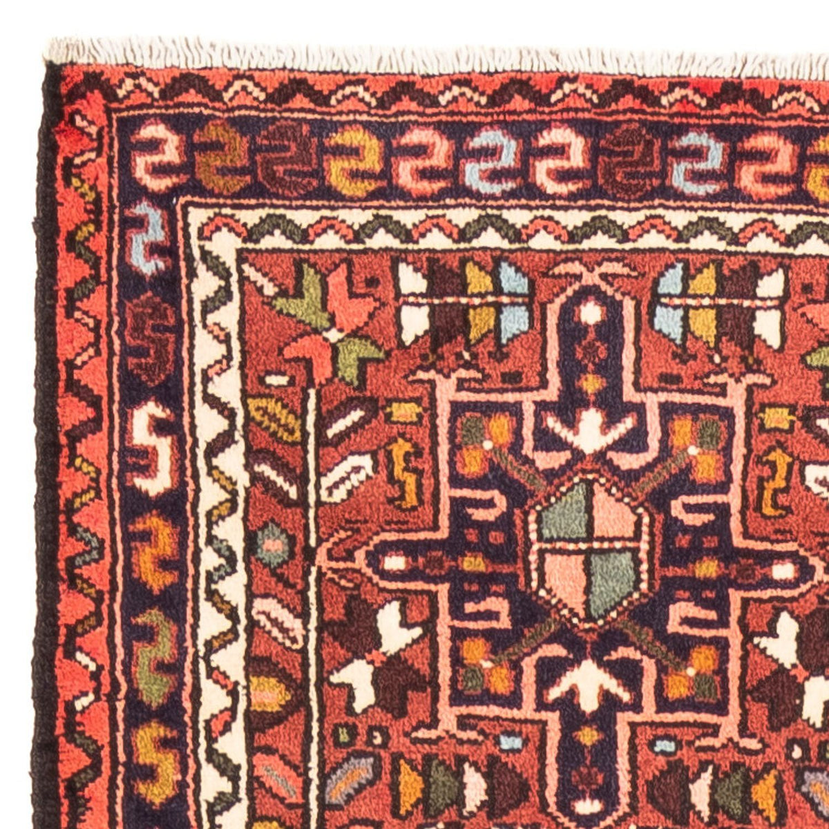 Tapis de couloir Tapis persan - Nomadic - 302 x 70 cm - rouge