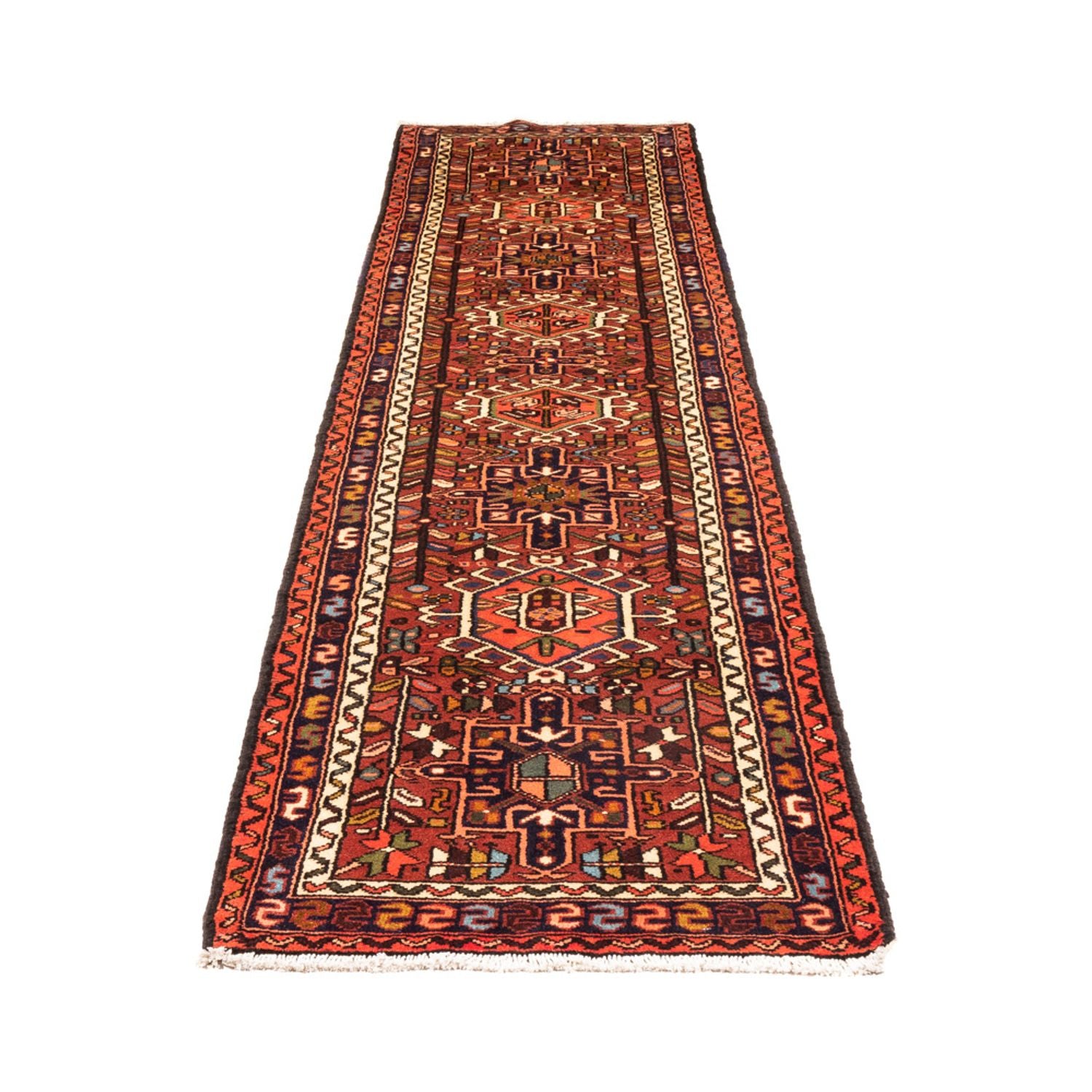 Tapis de couloir Tapis persan - Nomadic - 302 x 70 cm - rouge