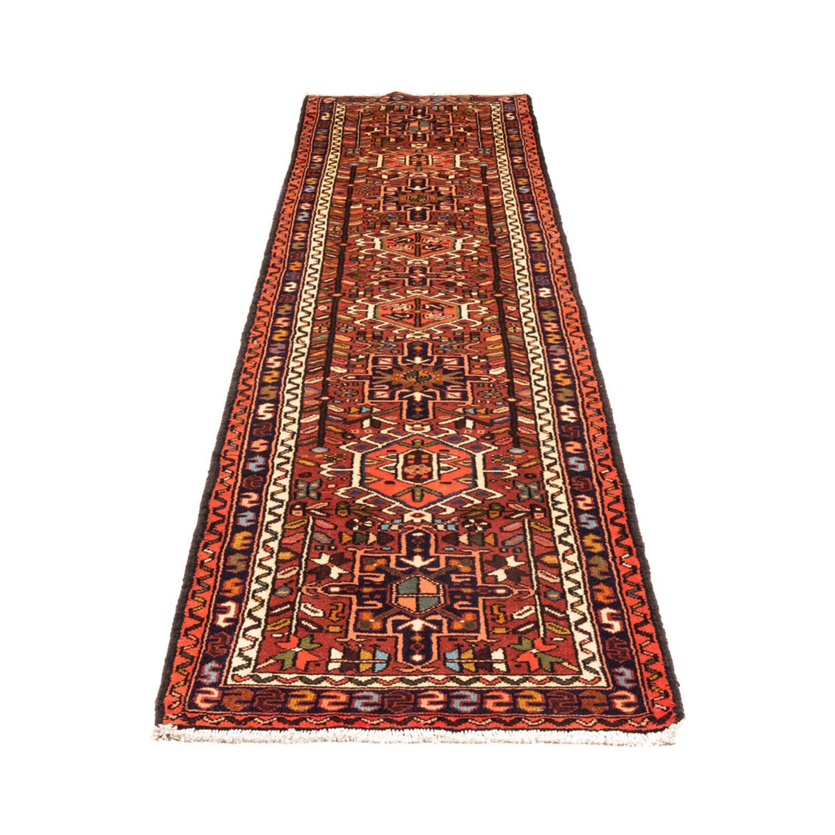 Tapis de couloir Tapis persan - Nomadic - 302 x 70 cm - rouge