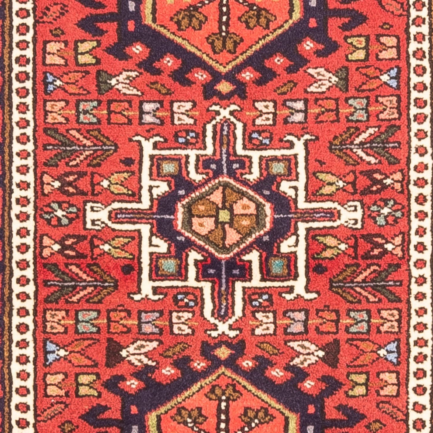 Tapis de couloir Tapis persan - Nomadic - 286 x 70 cm - rouge