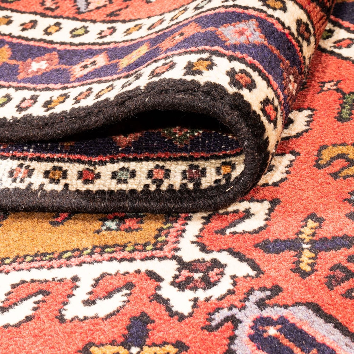 Tapis de couloir Tapis persan - Nomadic - 285 x 64 cm - rouge