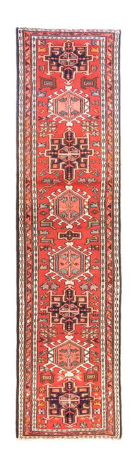 Tapis de couloir Tapis persan - Nomadic - 267 x 70 cm - rouge