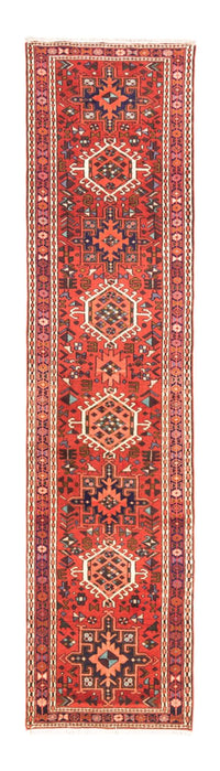 Tapis de couloir Tapis persan - Nomadic - 284 x 69 cm - rouge