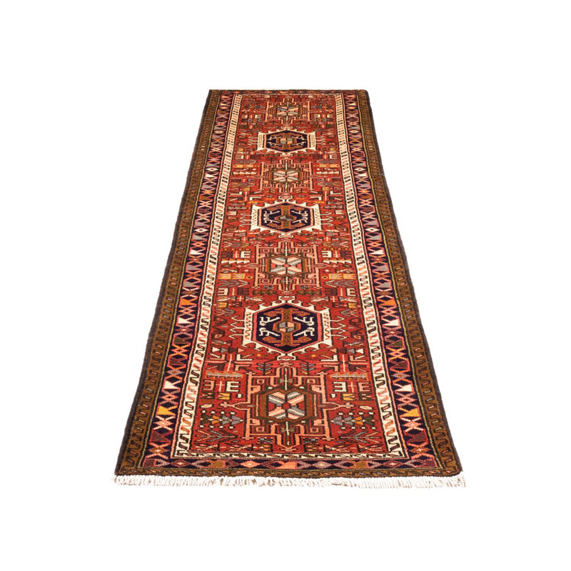 Tapis de couloir Tapis persan - Nomadic - 282 x 70 cm - rouge