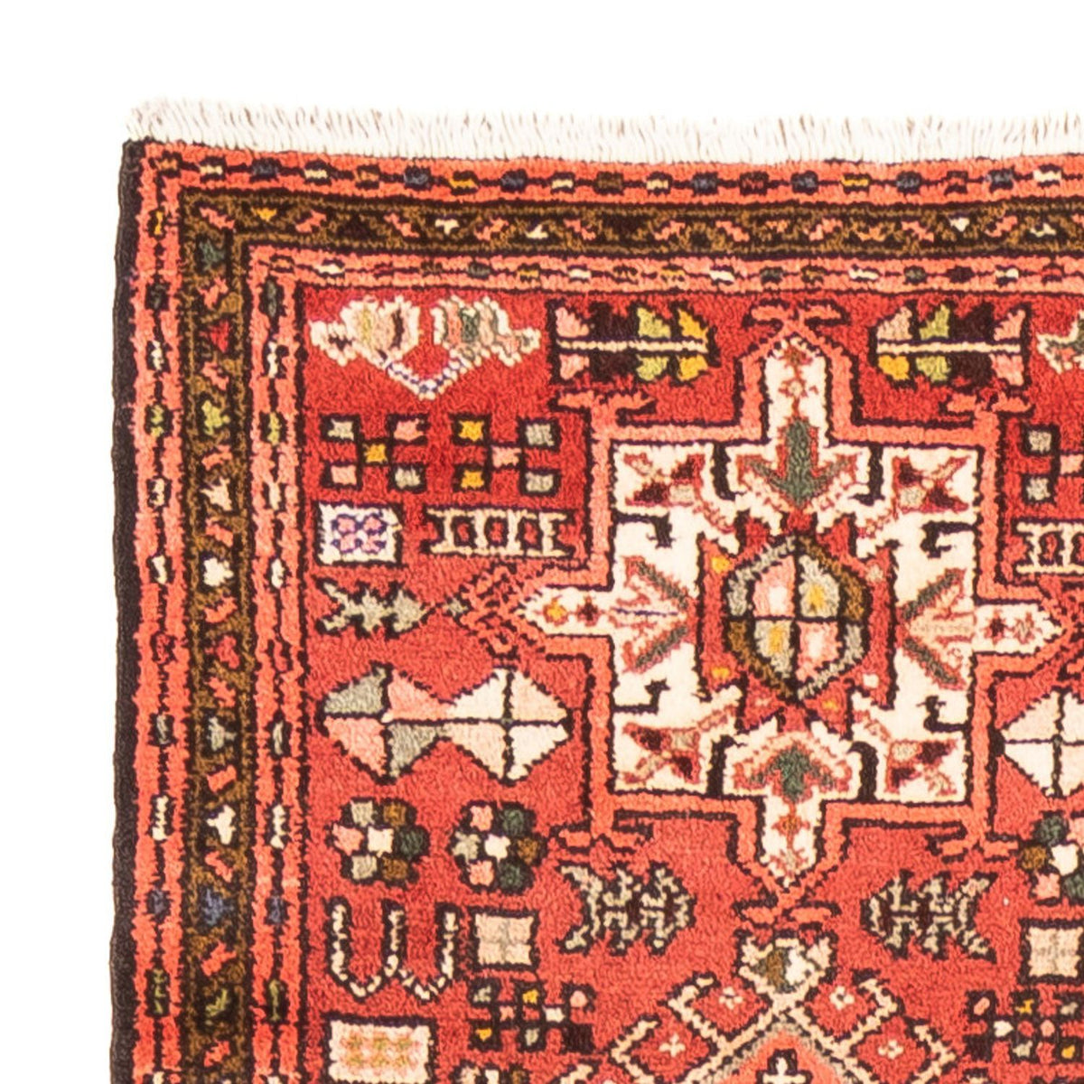 Tapis de couloir Tapis persan - Nomadic - 275 x 62 cm - rouge