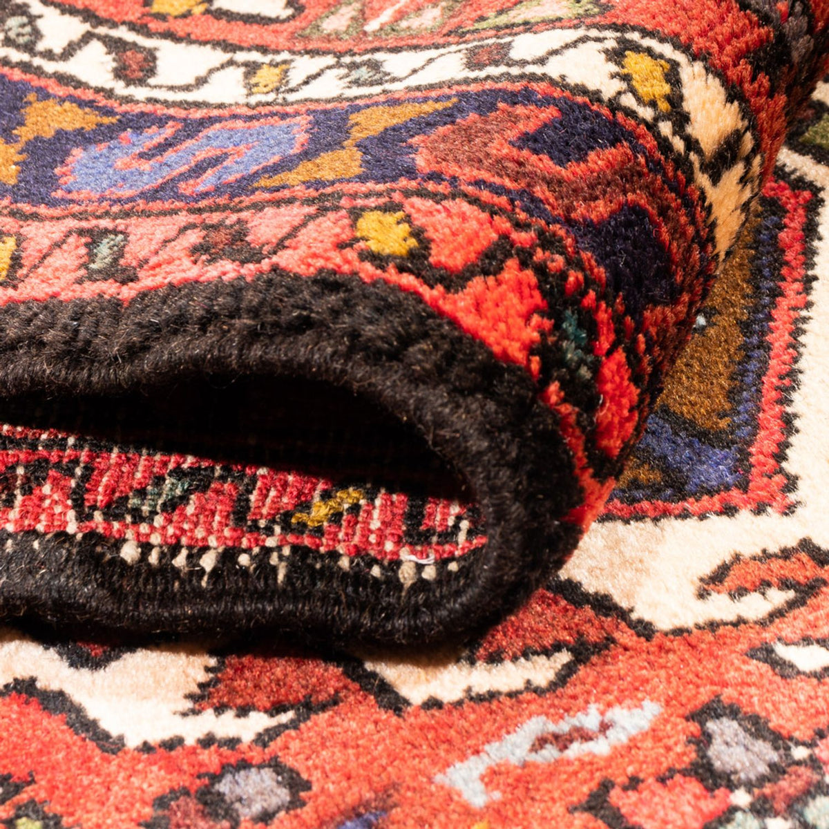 Tapis de couloir Tapis persan - Nomadic - 282 x 74 cm - rouge