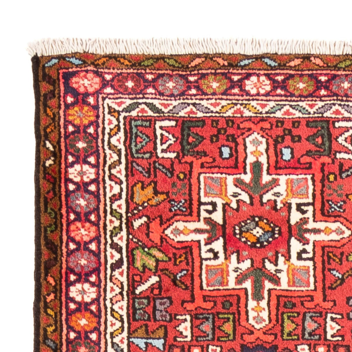 Tapis de couloir Tapis persan - Nomadic - 292 x 75 cm - rouge