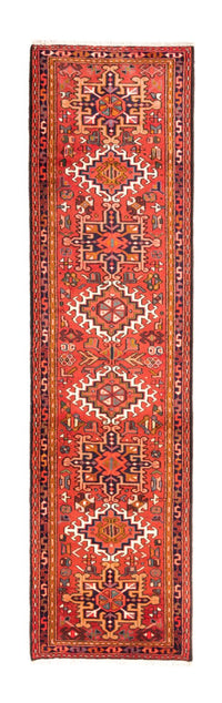 Tapis de couloir Tapis persan - Nomadic - 290 x 77 cm - rouge