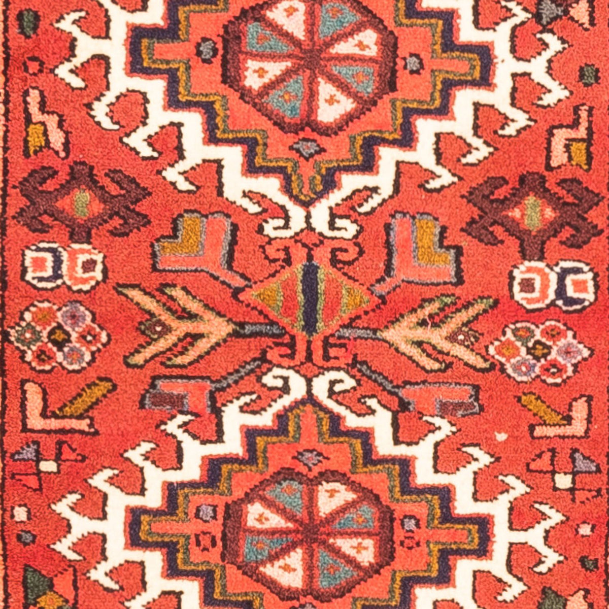 Tapis de couloir Tapis persan - Nomadic - 290 x 77 cm - rouge