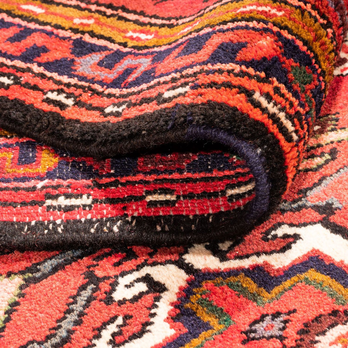 Tapis de couloir Tapis persan - Nomadic - 290 x 77 cm - rouge