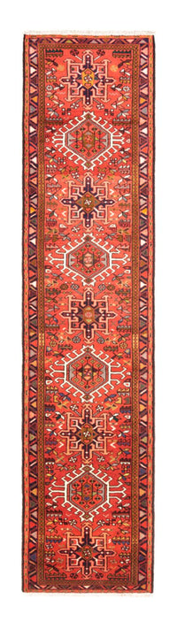 Tapis de couloir Tapis persan - Nomadic - 306 x 69 cm - rouge