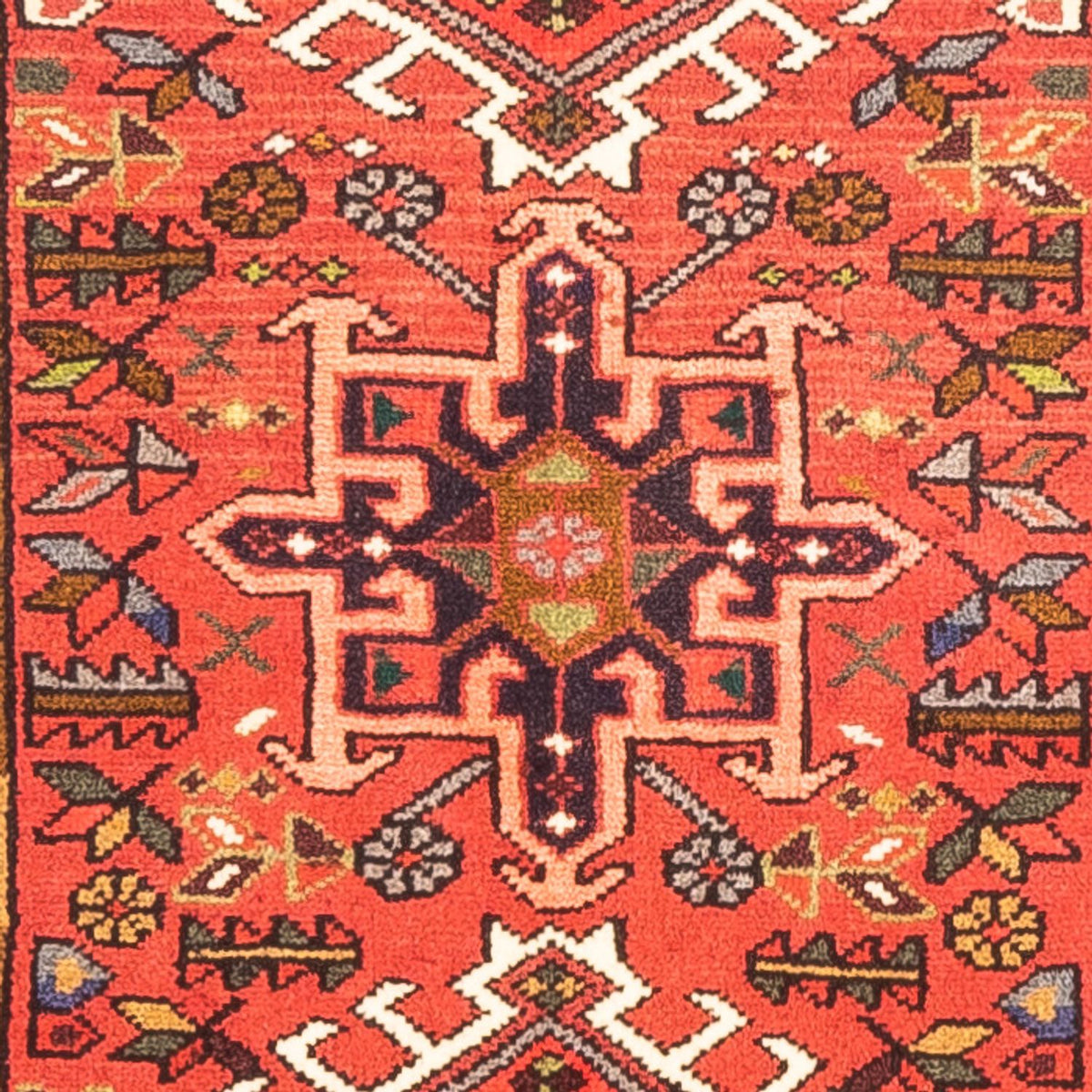 Tapis de couloir Tapis persan - Nomadic - 306 x 69 cm - rouge
