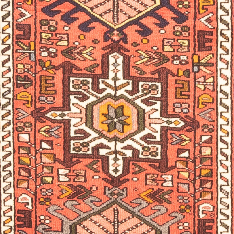 Tapis de couloir Tapis persan - Nomadic - 394 x 73 cm - rouge