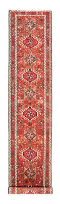 Tapis de couloir Tapis persan - Nomadic - 388 x 80 cm - rouge