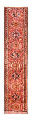 Tapis de couloir Tapis persan - Nomadic - 394 x 80 cm - rouge
