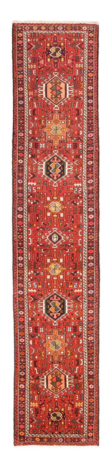 Tapis de couloir Tapis persan - Nomadic - 374 x 76 cm - rouge