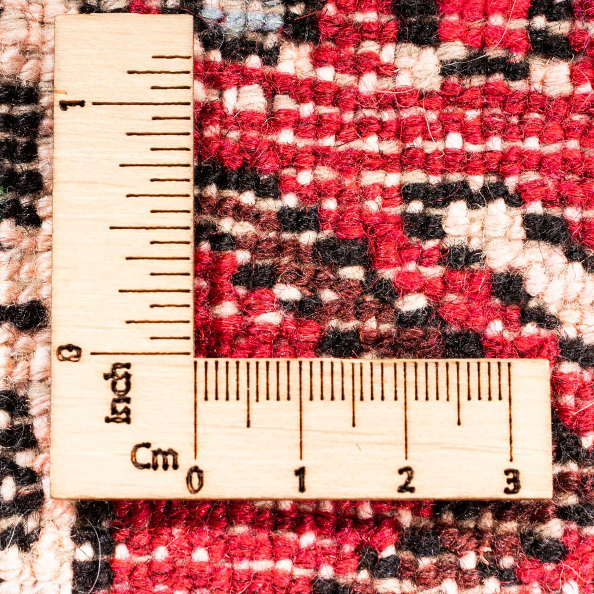 Tapis de couloir Tapis persan - Nomadic - 374 x 76 cm - rouge