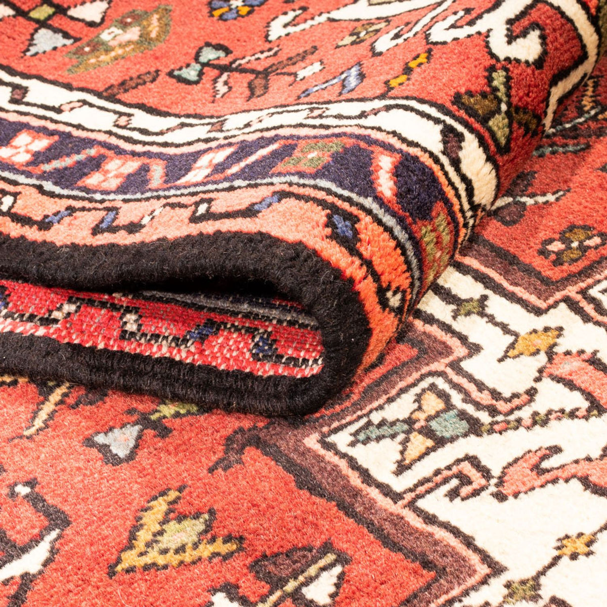 Tapis de couloir Tapis persan - Nomadic - 406 x 73 cm - rouge