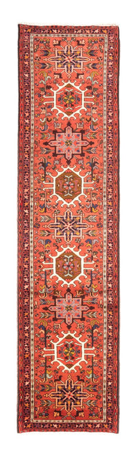 Tapis de couloir Tapis persan - Nomadic - 296 x 74 cm - rouge