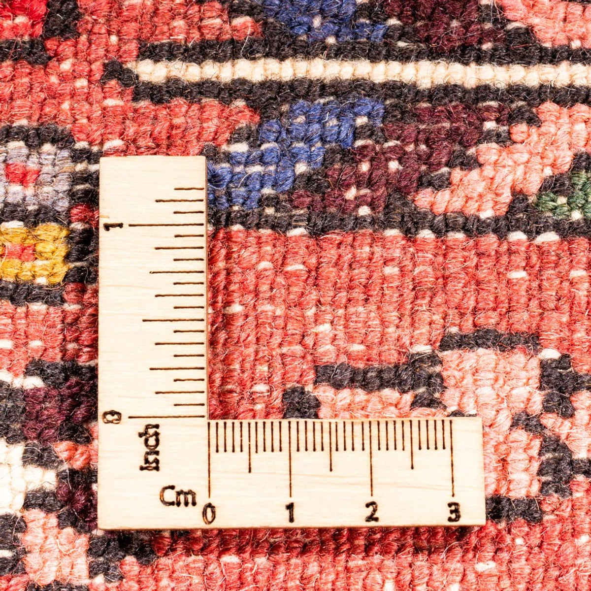 Tapis de couloir Tapis persan - Nomadic - 296 x 74 cm - rouge