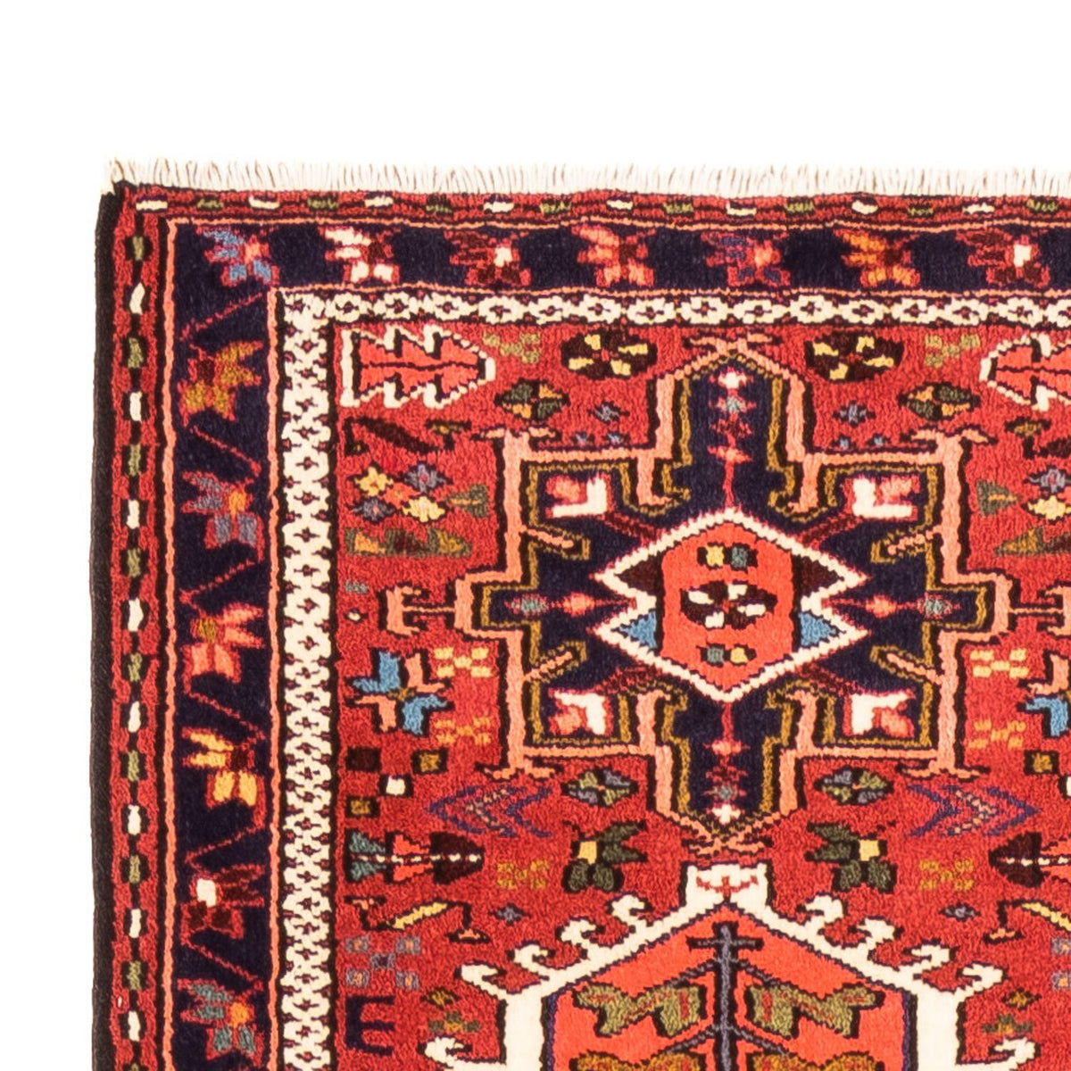 Tapis de couloir Tapis persan - Nomadic - 288 x 74 cm - rouge