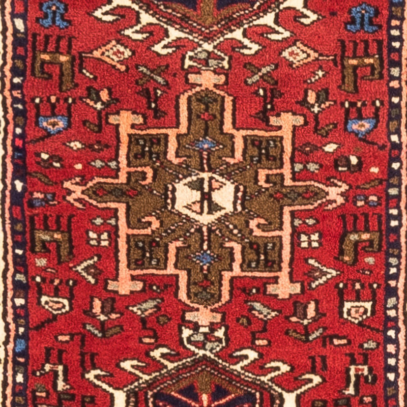Tapis de couloir Tapis persan - Nomadic - 287 x 68 cm - rouge